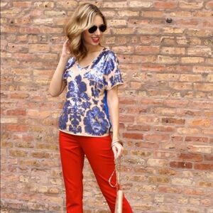 Women’s Neiman Marcus Tracy Reese Sequin Blouse